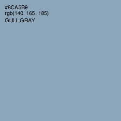 #8CA5B9 - Gull Gray Color Image